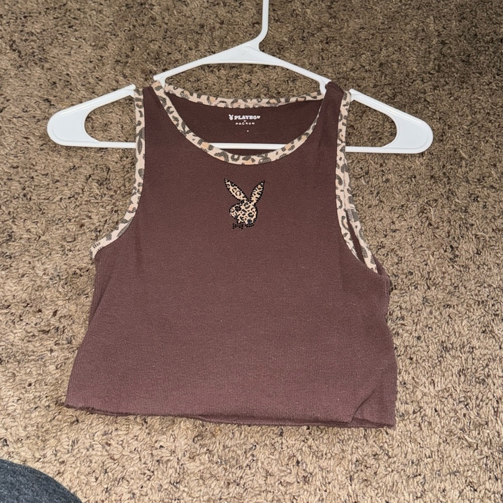 Playboy crop top tank